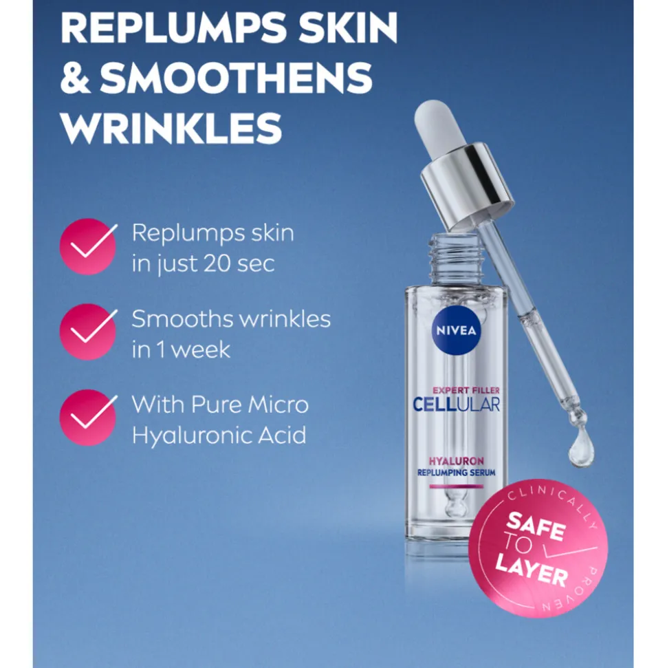 NIVEA Cellular Filler Hyaluron Vullend Serum 30 ml