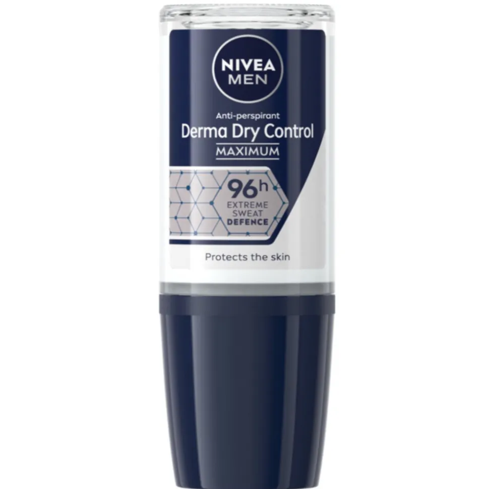 NIVEA Men Deodorant Roller Derma Dry Control 50 ml