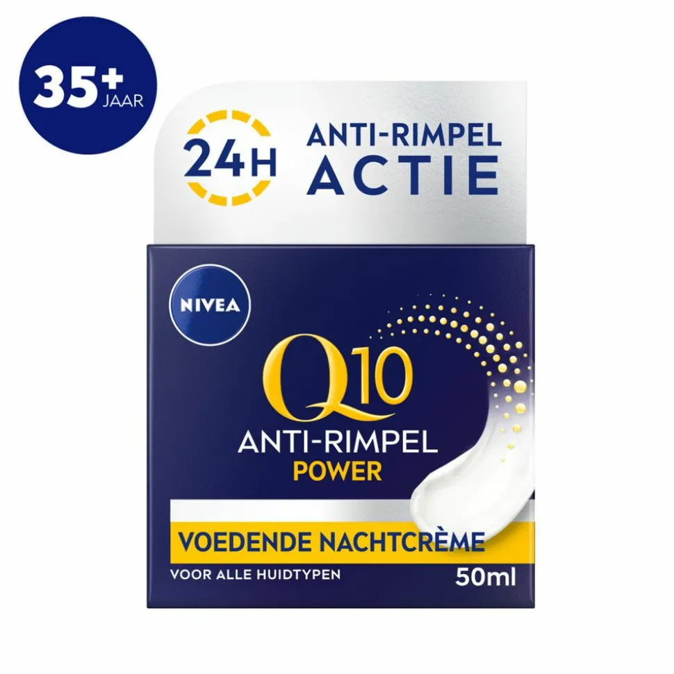 NIVEA Q10 Nachtcrème Power Anti-Rimpel 50 ml