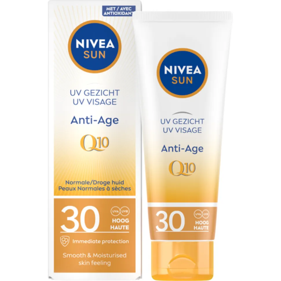 NIVEA Sun Anti-Age Q10 Zonnecrème Gezicht SPF 30 50 ml