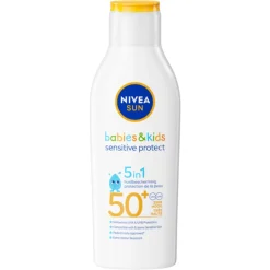 NIVEA Sun Babies & Kids Sensitive Protect Zonnemelk SPF 50+ 200 ml