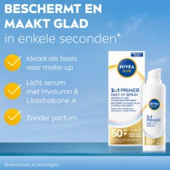 NIVEA Sun 2-in-1 Primer Gezichtsserum SPF 50+ 30 ml