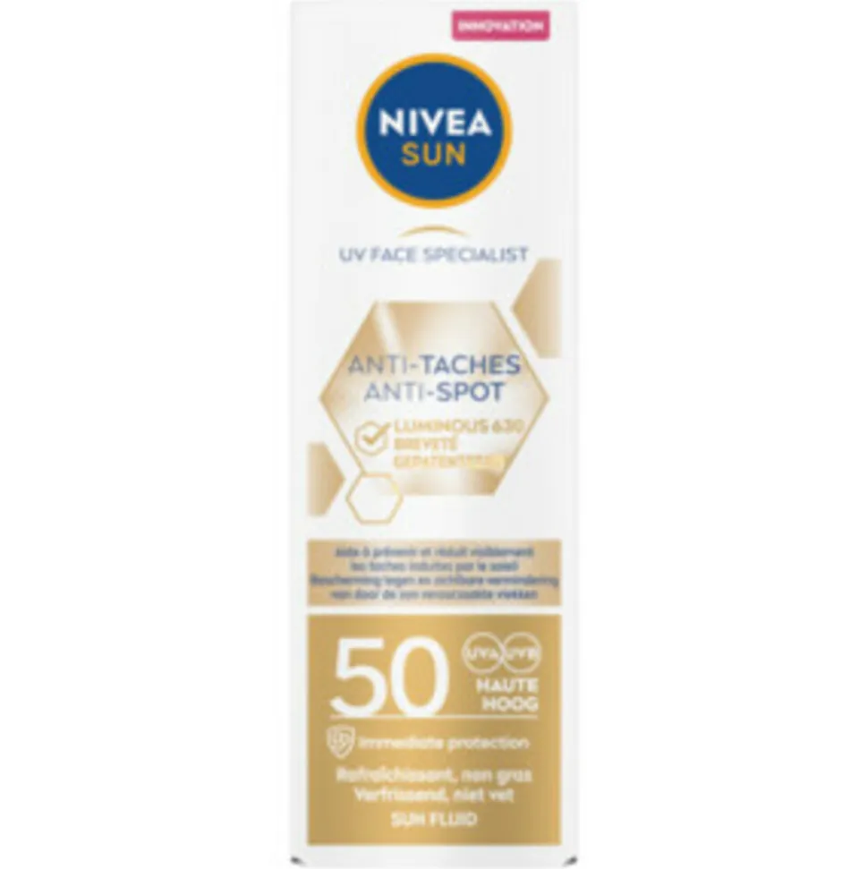 NIVEA Sun Luminous Zonnecrème Gezicht SPF 50 40 ml