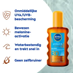 NIVEA Sun Protect & Bronze Olie Spray SPF 30 200 ml