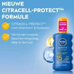 NIVEA Sun Protect & Hydrate Zonnespray SPF 15 200 ml