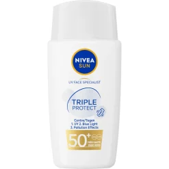 NIVEA Sun Triple Protect Zonnecrème Gezicht SPF 50+ 40 ml