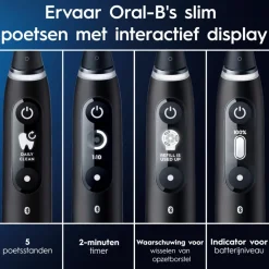 Oral-B Elektrische Tandenborstel iO 6 Duo Zwart & Roze 1 set