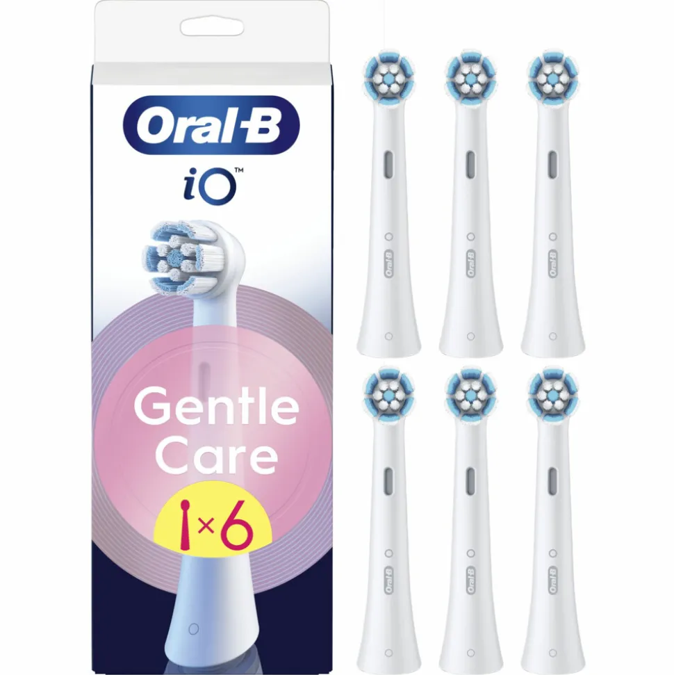Oral-B Opzetborstels iO Gentle Care Wit 6 stuks