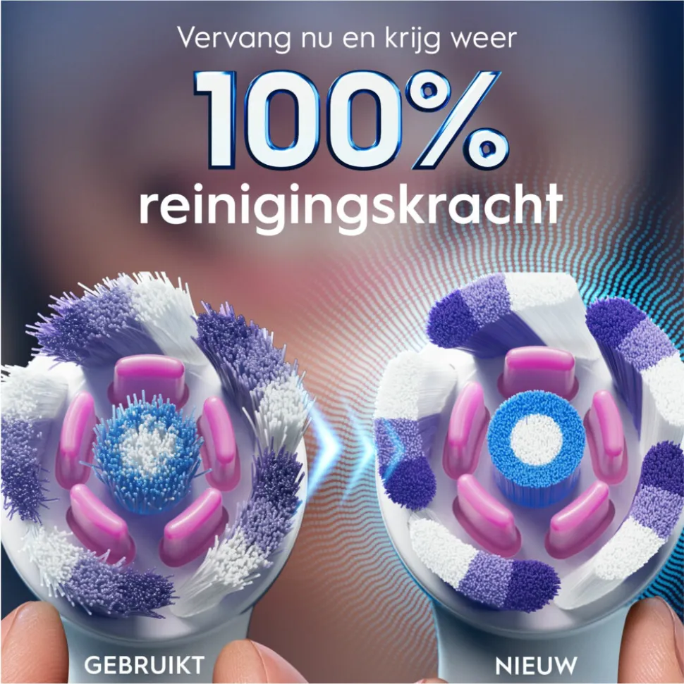Oral-B Opzetborstels iO Radiant White Wit 8 stuks
