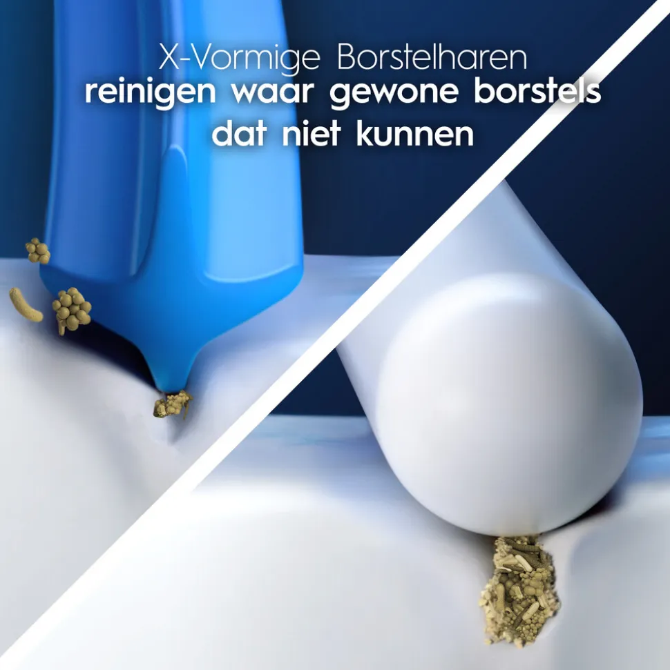 Oral-B Opzetborstels Pro Cross Action Wit 10 stuks