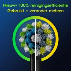 Oral-B Opzetborstels Pro Cross Action Zwart 12 stuks
