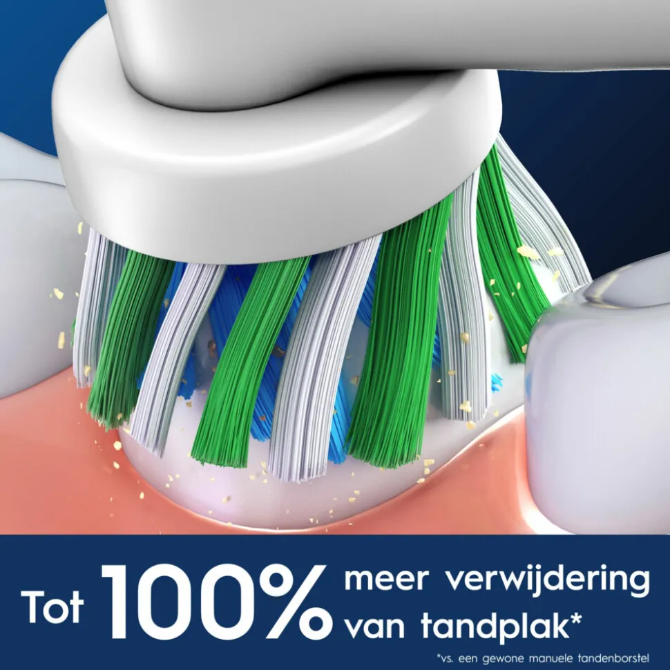 Oral-B Opzetborstels Pro Cross Action Wit 9 stuks