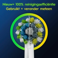 Oral-B Opzetborstels Pro Cross Action Wit 9 stuks