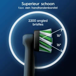Oral-B Opzetborstels Pro Cross Action Zwart 8 stuks