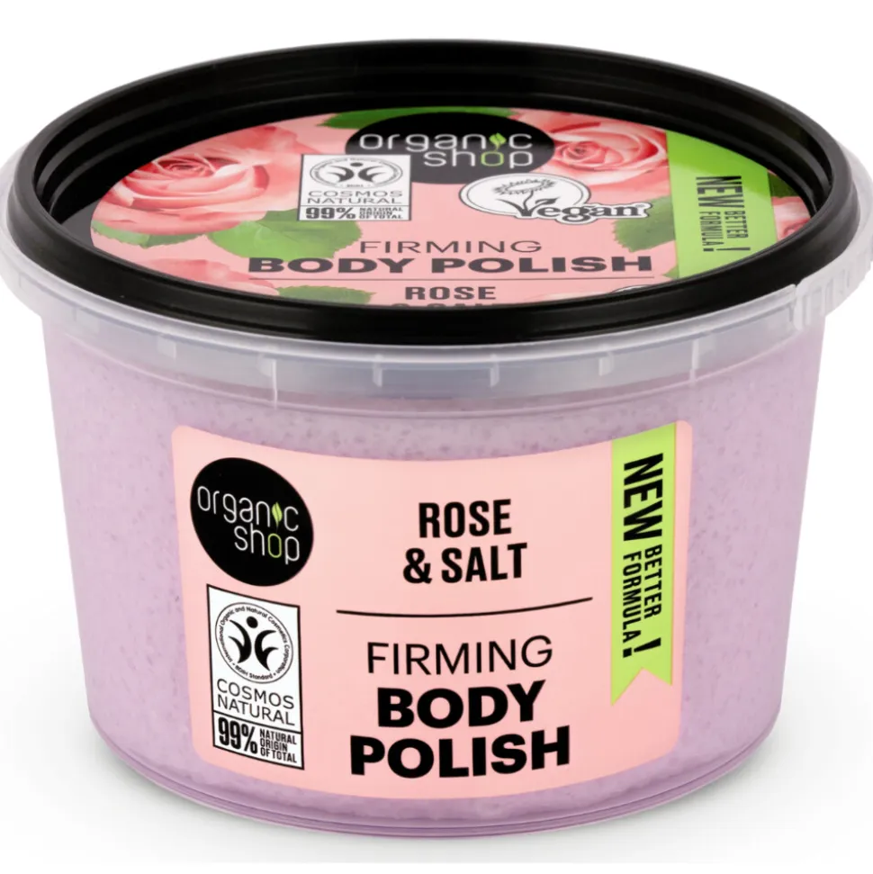 Organic Shop Body Polish Pearl Rose 250 ml