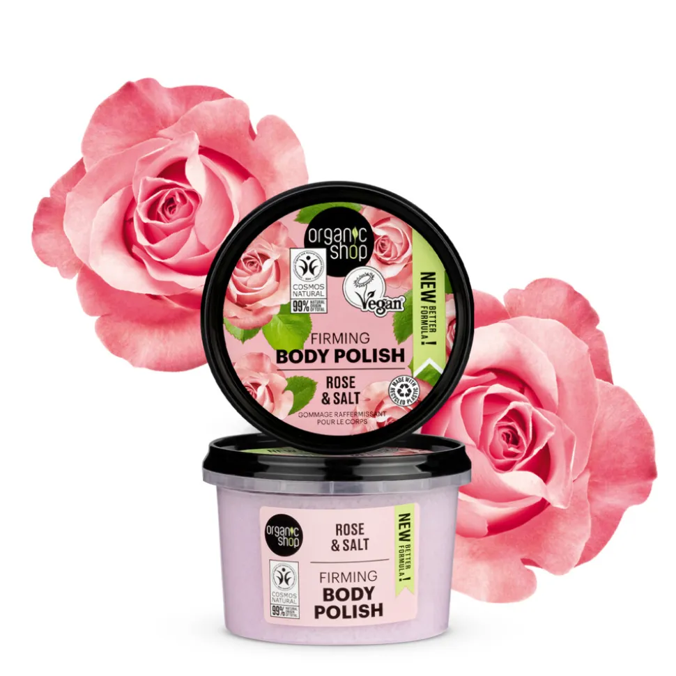 Organic Shop Body Polish Pearl Rose 250 ml
