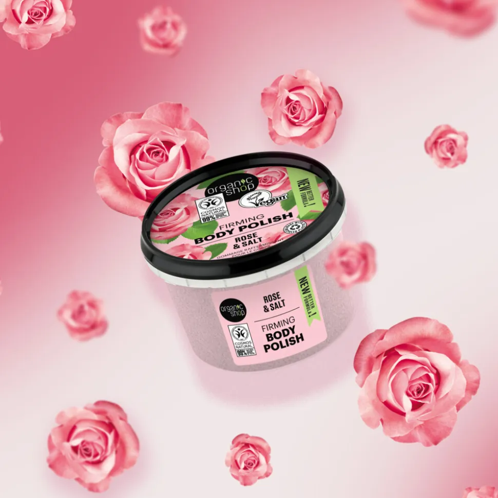 Organic Shop Body Polish Pearl Rose 250 ml