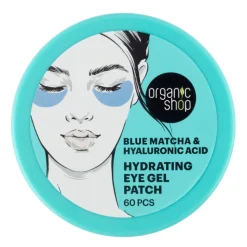 Organic Shop Eye Gel Patch Blue matcha & Hyaluronic Acid 60 pcs