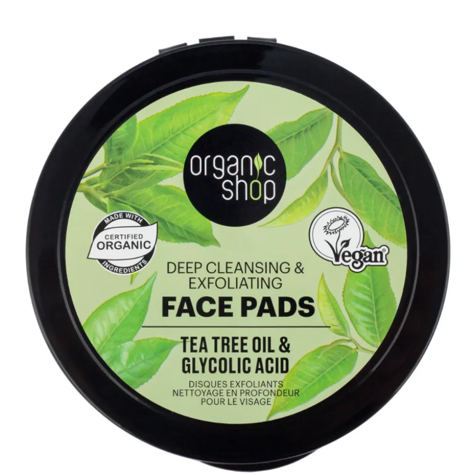 Organic Shop Face Pads Deep cleansing 20 pcs
