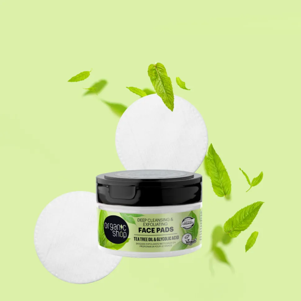 Organic Shop Face Pads Deep cleansing 20 pcs