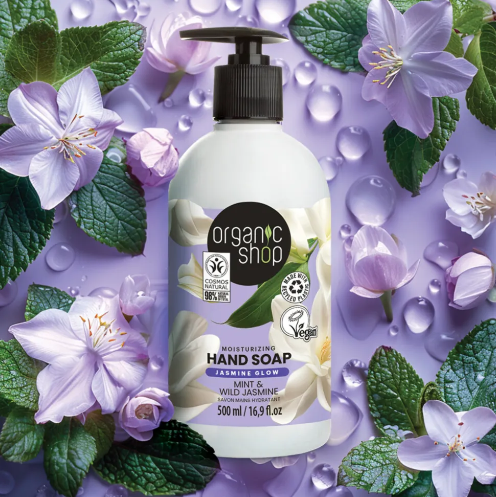 Organic Shop Handzeep Jasmine and Mint 500 ml