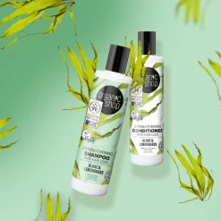 Organic Shop Strengthening Conditioner Anti-Hair Loss Algae and Lemongrass 280 ml