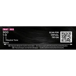 Palette Intensive Oil-Care Color Haarkleuring 900 Zwart 115 ml