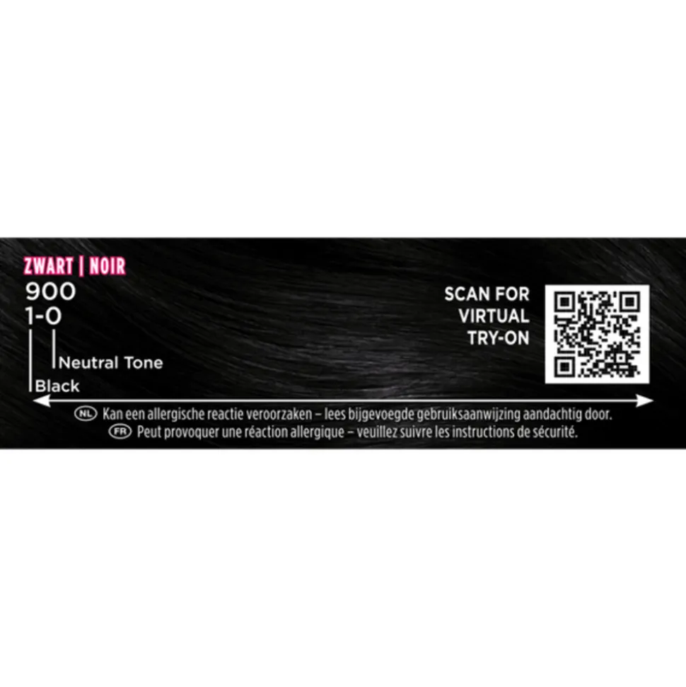 Palette Intensive Oil-Care Color Haarkleuring 900 Zwart 115 ml
