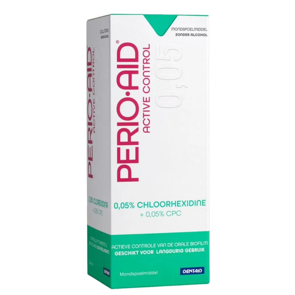 PerioAid Mondspoelmiddel Active Control 0.05% CHX 500 ml