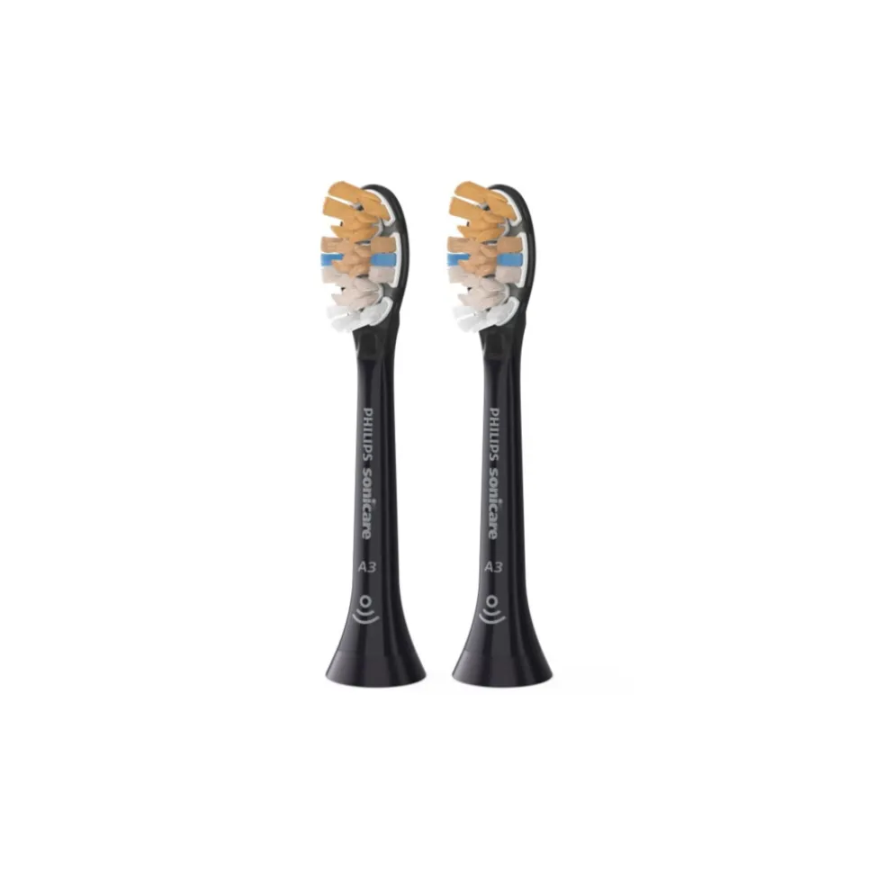Philips Sonicare Opzetborstels A3 Premium All-in-One Zwart 2 stuks
