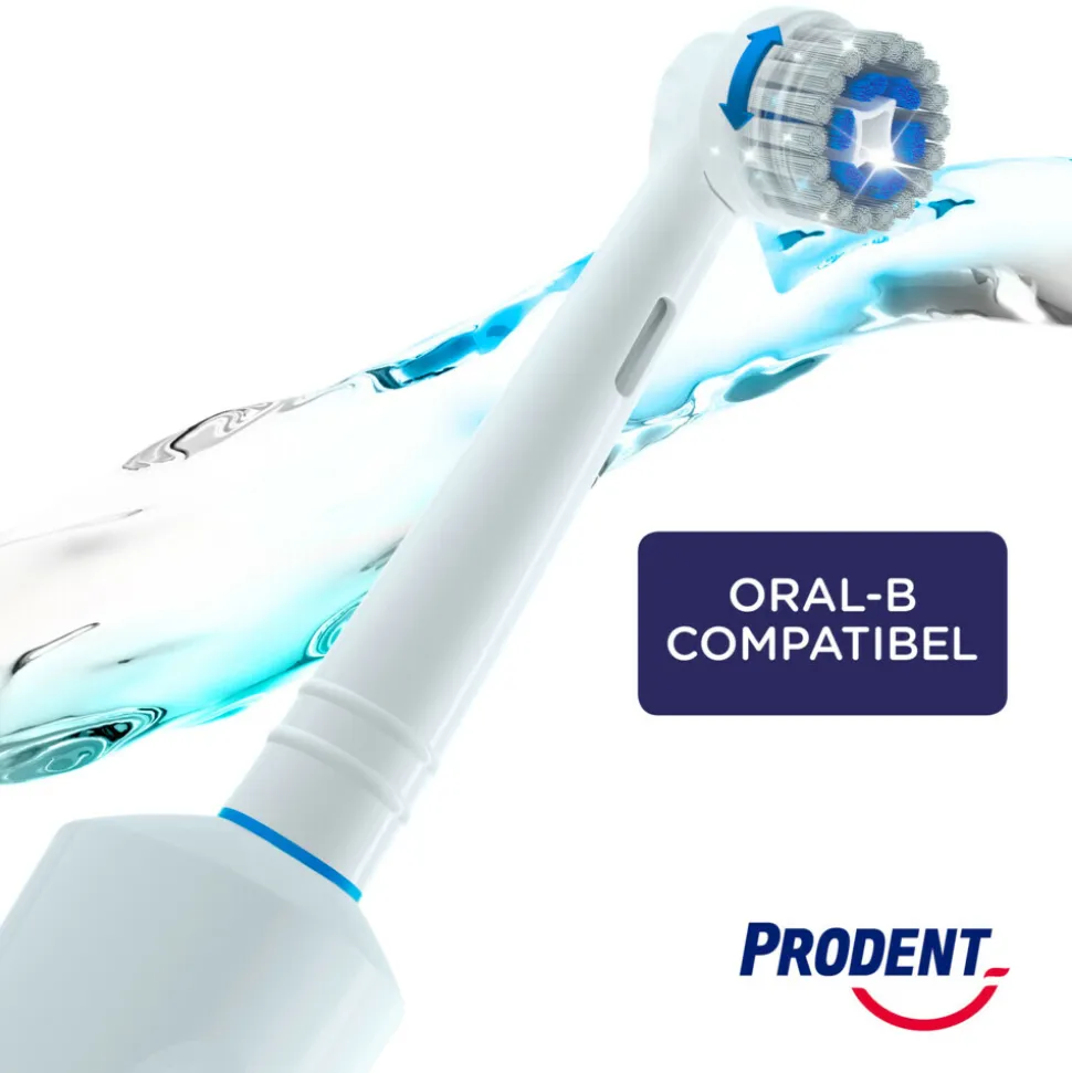 Prodent Opzetborstels White Now 2 stuks