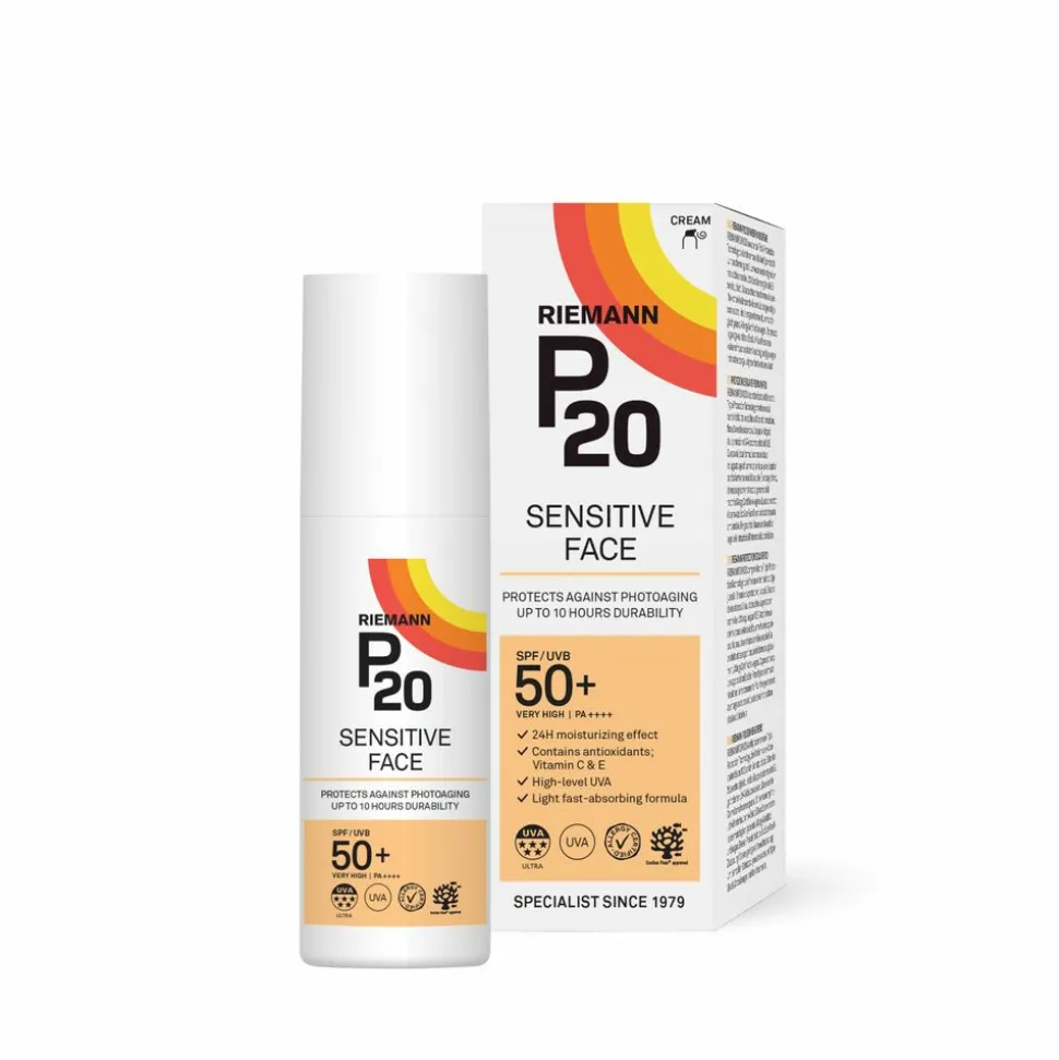 P20 Sensitive Face SPF 50+ Creme 50 gr