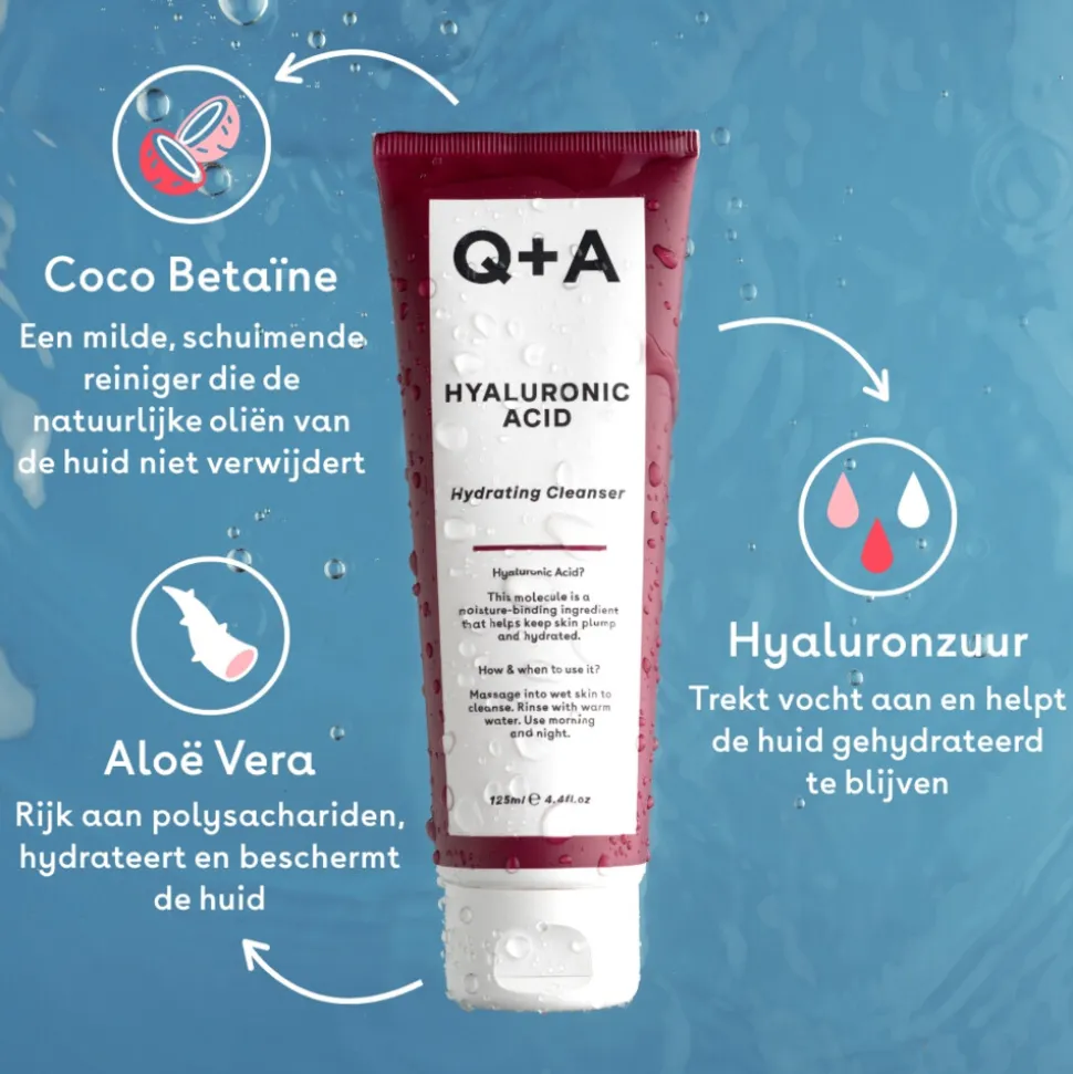 Q+A Hyaluronic Acid Cleansing Gel 125 ml
