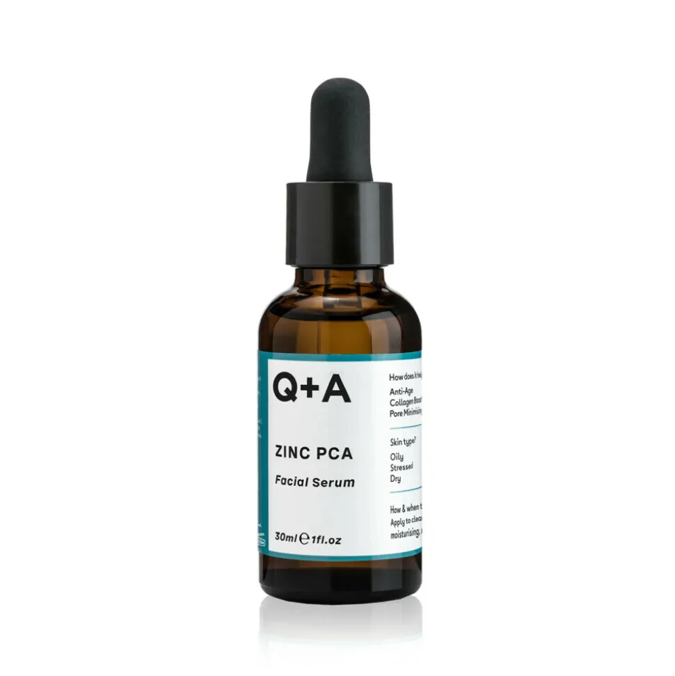 Q+A Oily Skin - Reinigingsgel 1x 125 ml & Exfoliant 1x 75 ml & Gezichtsserum 1x 30 ml & Moisturiser 1x 75 ml - Pakket