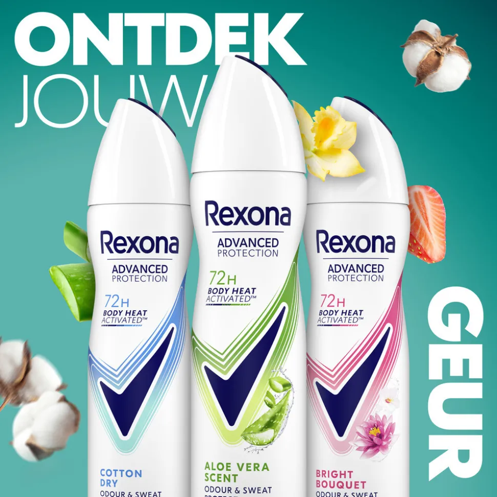 Rexona Deodorant Spray Advanced Protection Aloë Vera 150 ml