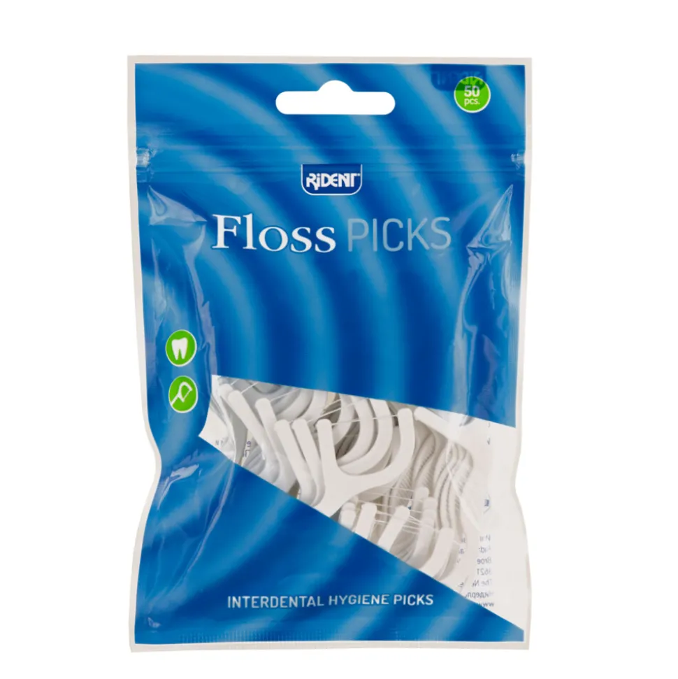 Rident Floss Picks 50 stuks