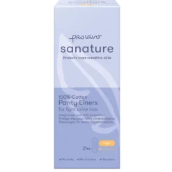Sanature Vivo 100% Katoenen Incontinentie Inlegkruisjes Light 24 stuks