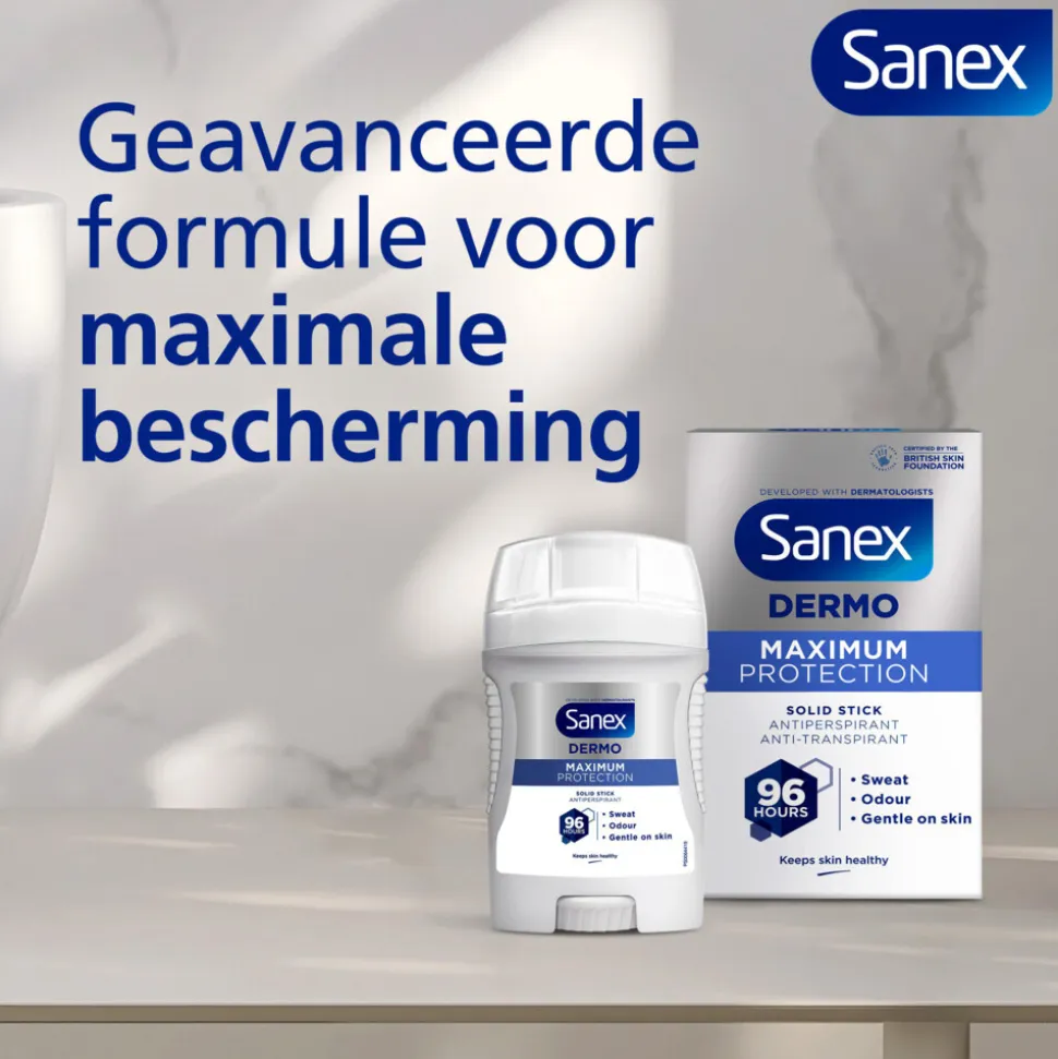 Sanex Deodorant Stick Maximum Protection 96H 50 ml