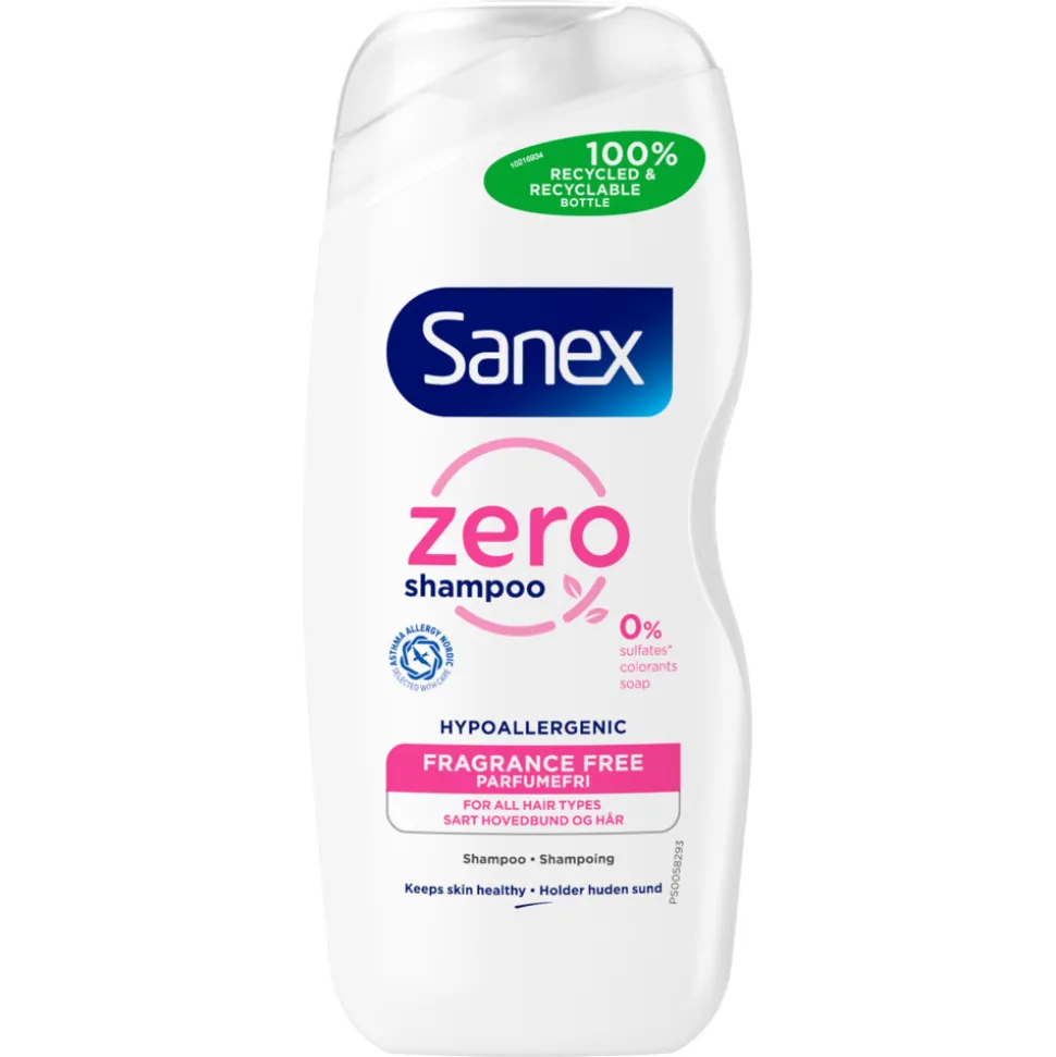 Sanex Shampoo Zero% Sensitive 250 ml