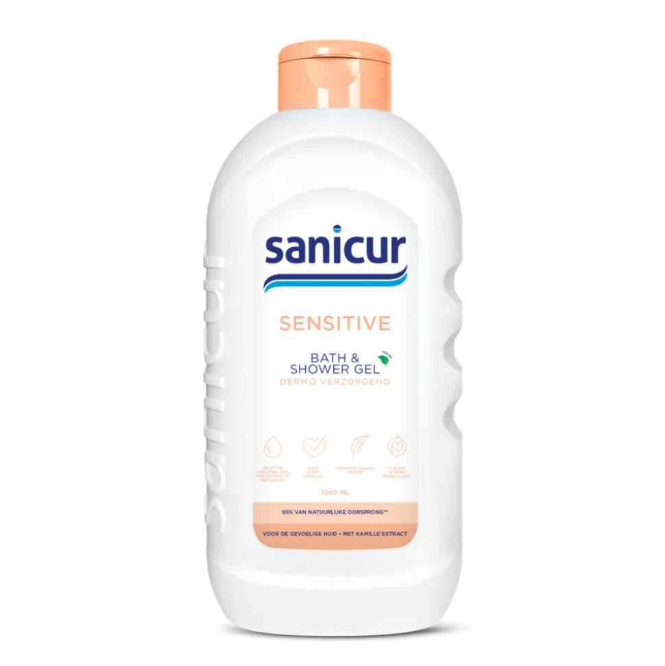 Sanicur Bad en Douchegel Sensitive 1000 ml