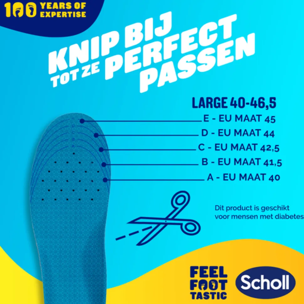 Scholl GelActiv Inlegzolen Casual Small Maat 35.5-40.5 1 paar