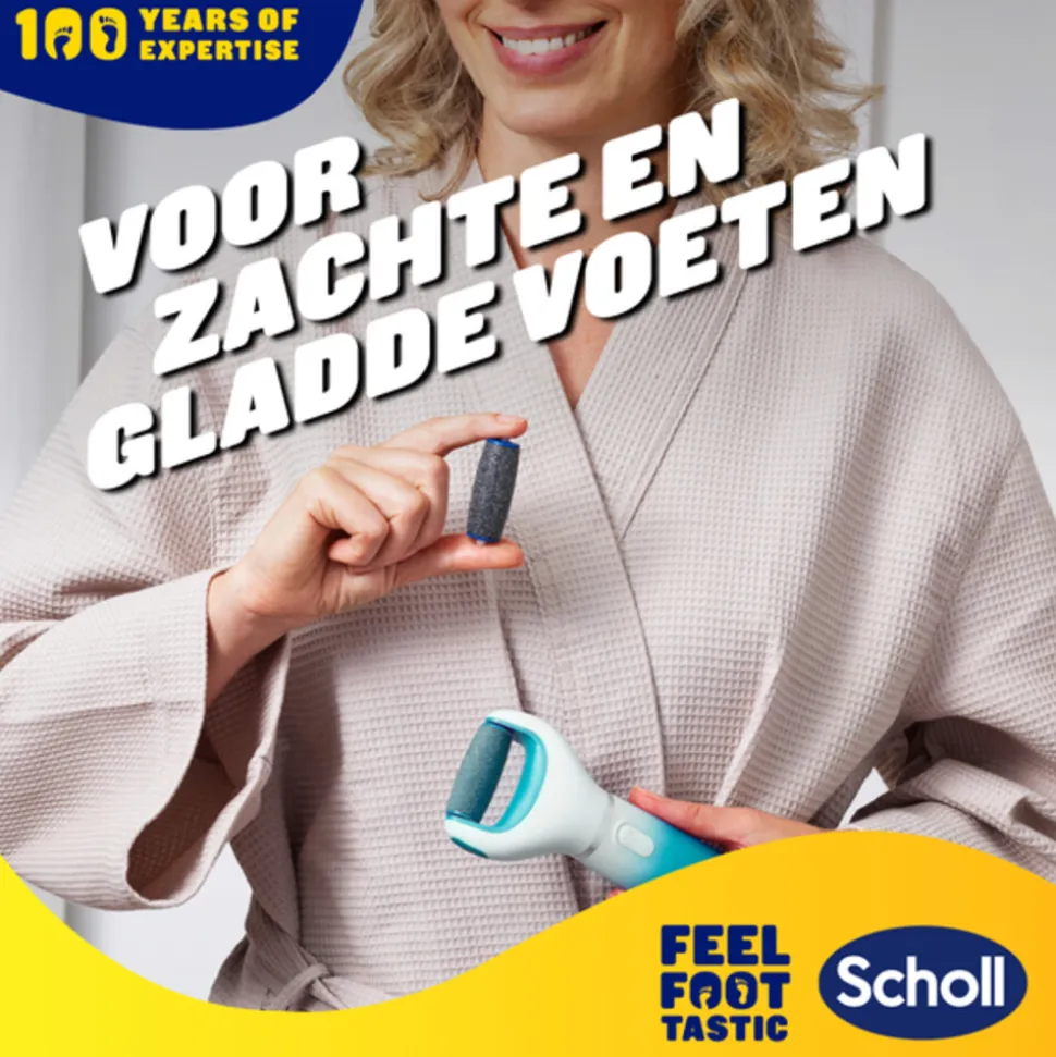 Scholl Velvet Smooth Express Pedi Regular Navulling 2 stuks
