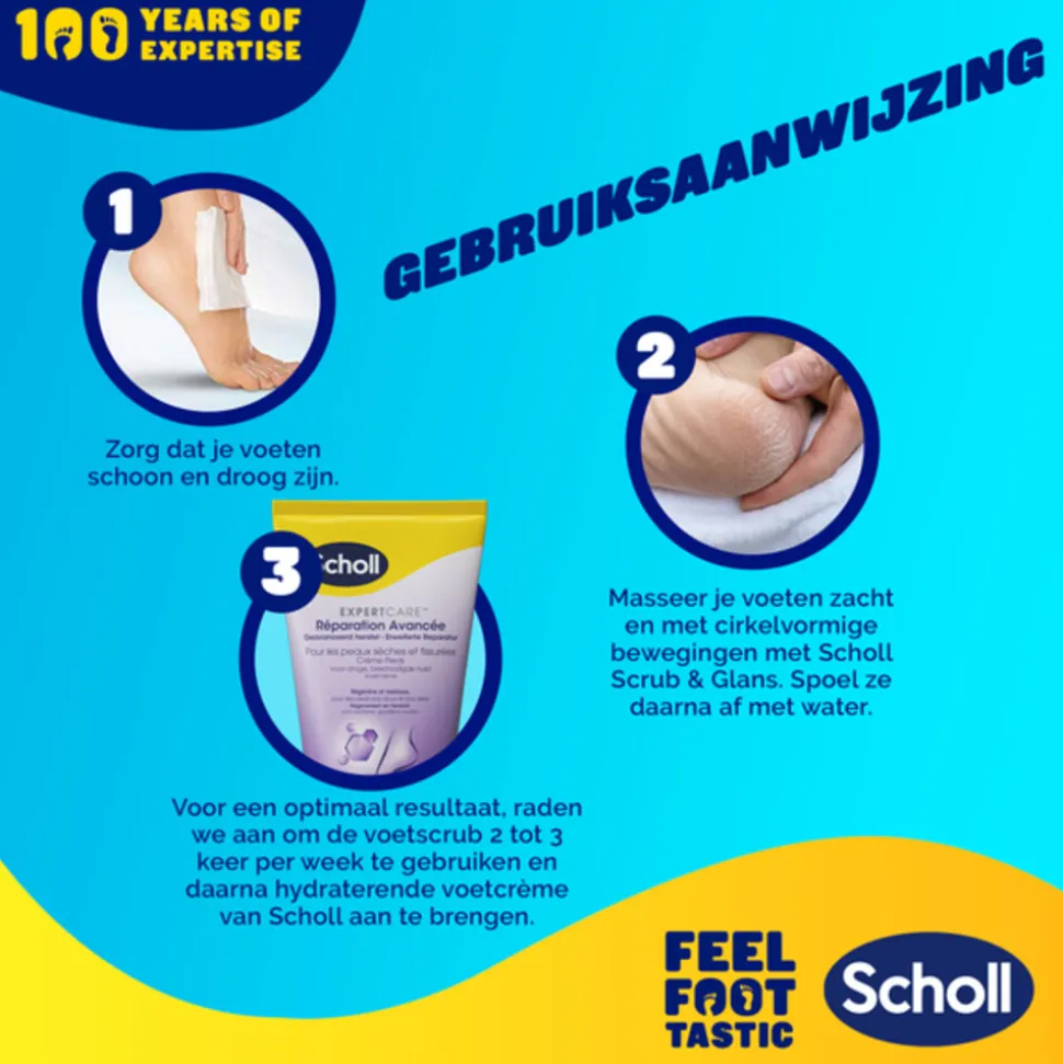 Scholl Voetcrème Geavanceerd Herstel 150 ml