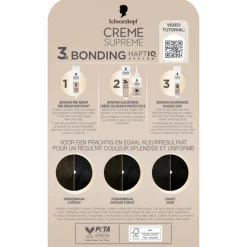 Schwarzkopf Creme Supreme Haarkleuring 1-0 1 set