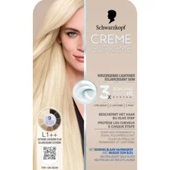 Schwarzkopf Creme Supreme Haarkleuring L1++ 1 set