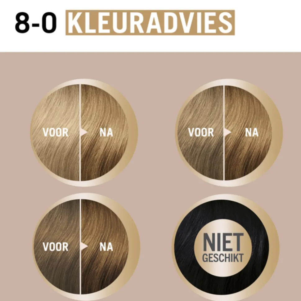 Schwarzkopf Crème Suprème Haarkleuring 8-0 1 set