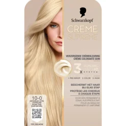 Schwarzkopf Crème Suprème Haarkleuring 10-0 1 set