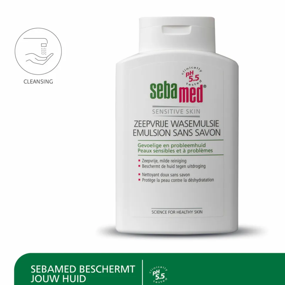 Sebamed Zeepvrije Wasemulsie Fles 500 ml