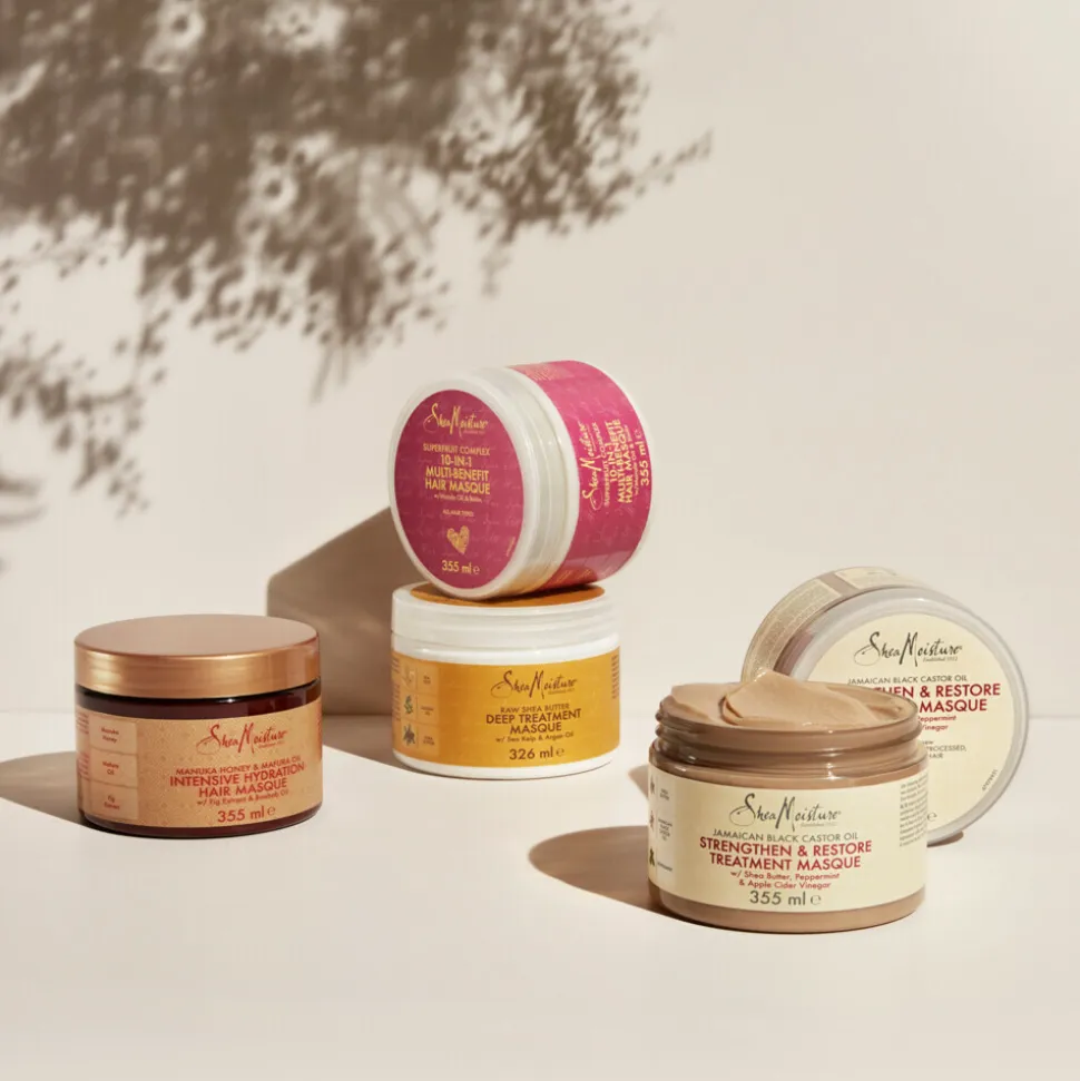 Shea Moisture Jamaican Black Castor Oil Strenghten & Restore Treatement Masker 355 ml