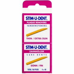 Stim-U-Dent Tandenstokers Thin Extra Dun 160 stuks